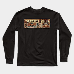 Tribal Pattern - A walk Long Sleeve T-Shirt